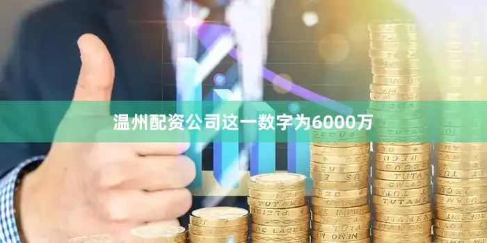 温州配资公司这一数字为6000万
